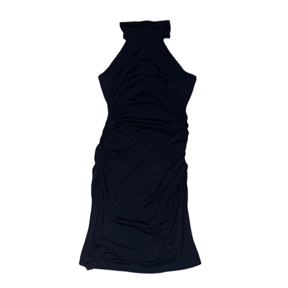 Susana Monaco black collared dress